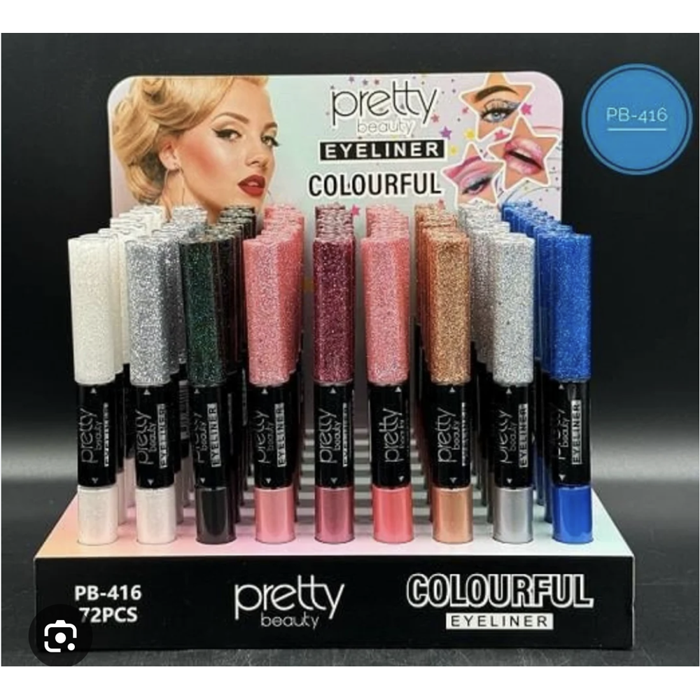PRETTY PB-416 RENKLİ SİMLİ EYELINER 02