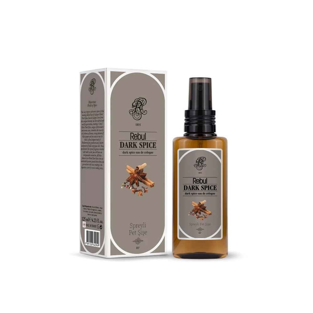 REBUL KOLONYA 125 ML DARK SPICE