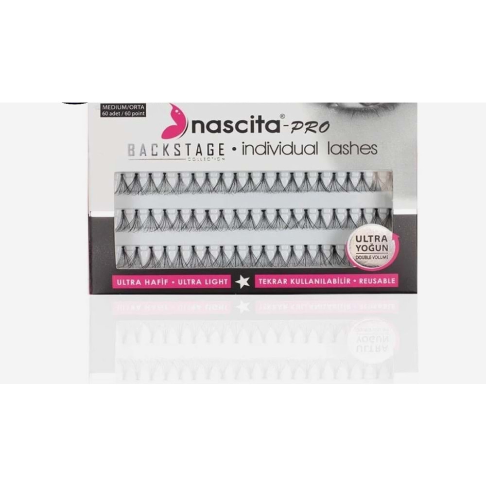 NASCITA PRO TAKMA KİRPİK TEKLİ ULTRA YOĞUN MEDIUM 100