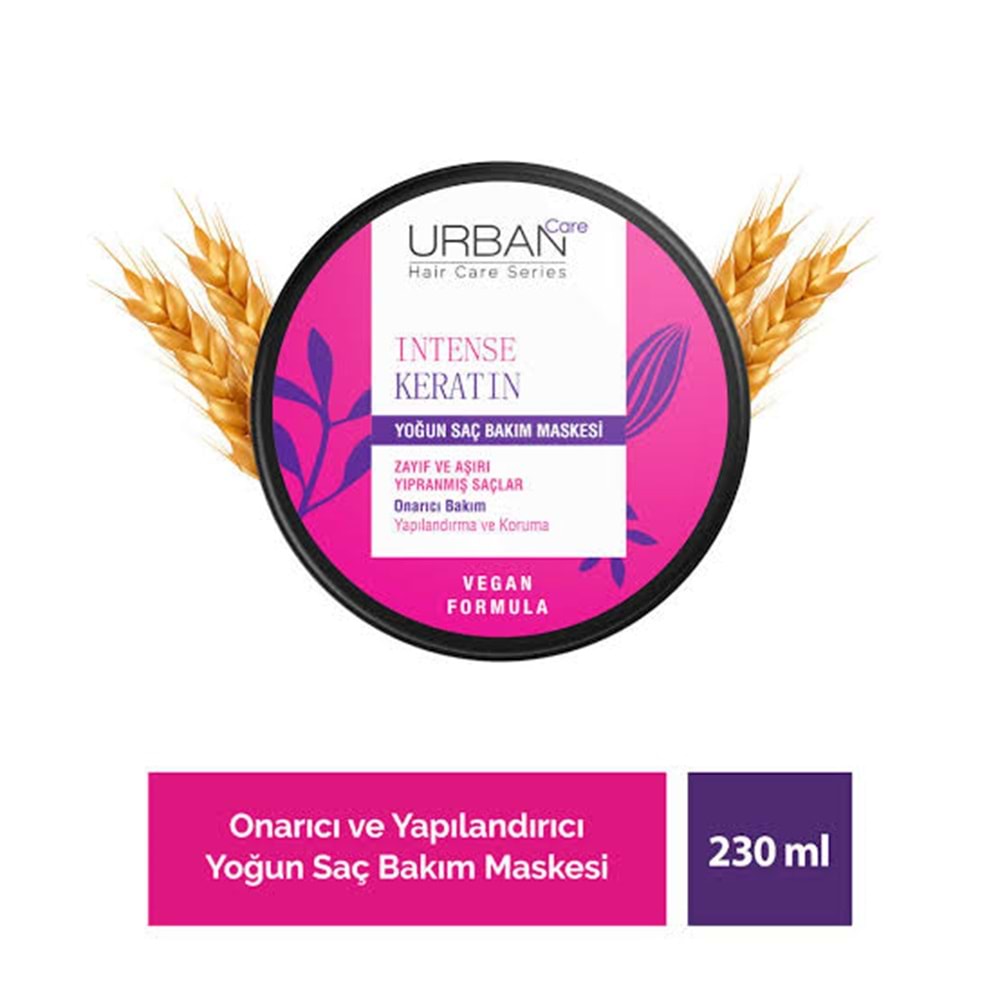 URBAN CARE INTENSE KERATIN SAÇ BAKIM MASKESİ 230 ML