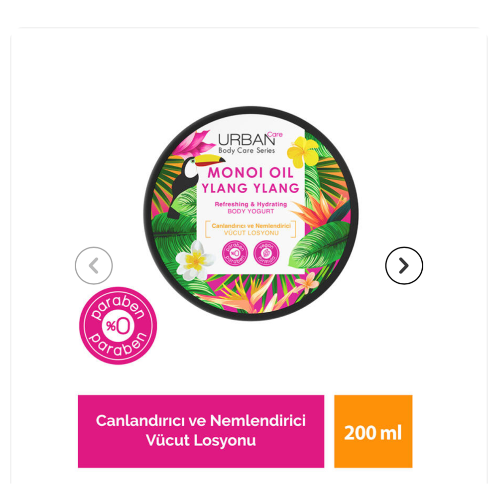 URBAN CARE MONOI OIL VÜCUT LOSYONU 200 ML