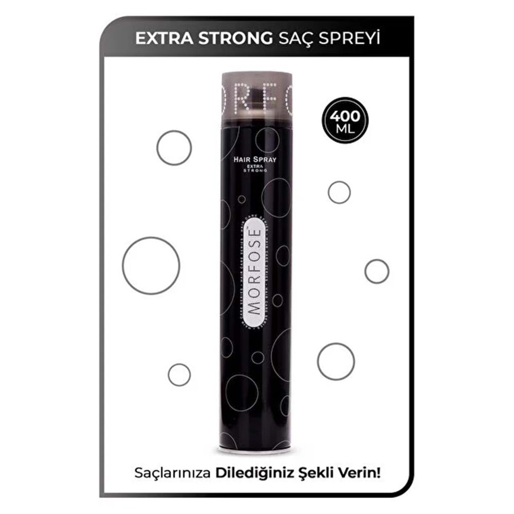 MORFOSE EXTRA STRONG SAÇ SPREYİ 400 ML