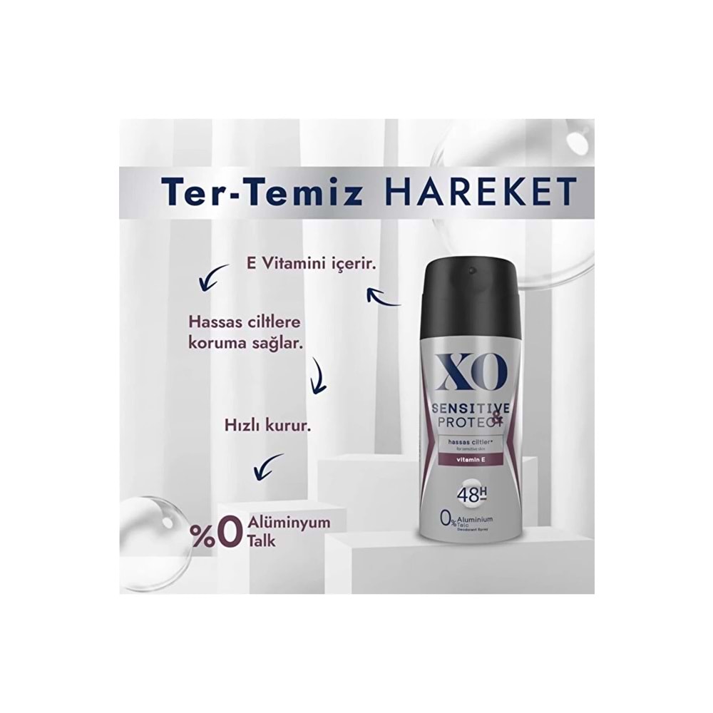 XO SENSITIVE & PROTECT DEO MEN 150 ML