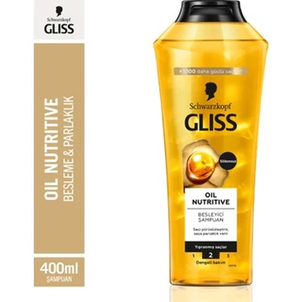 GLISS OIL NUTRITIVE ŞAMPUAN 400 ML