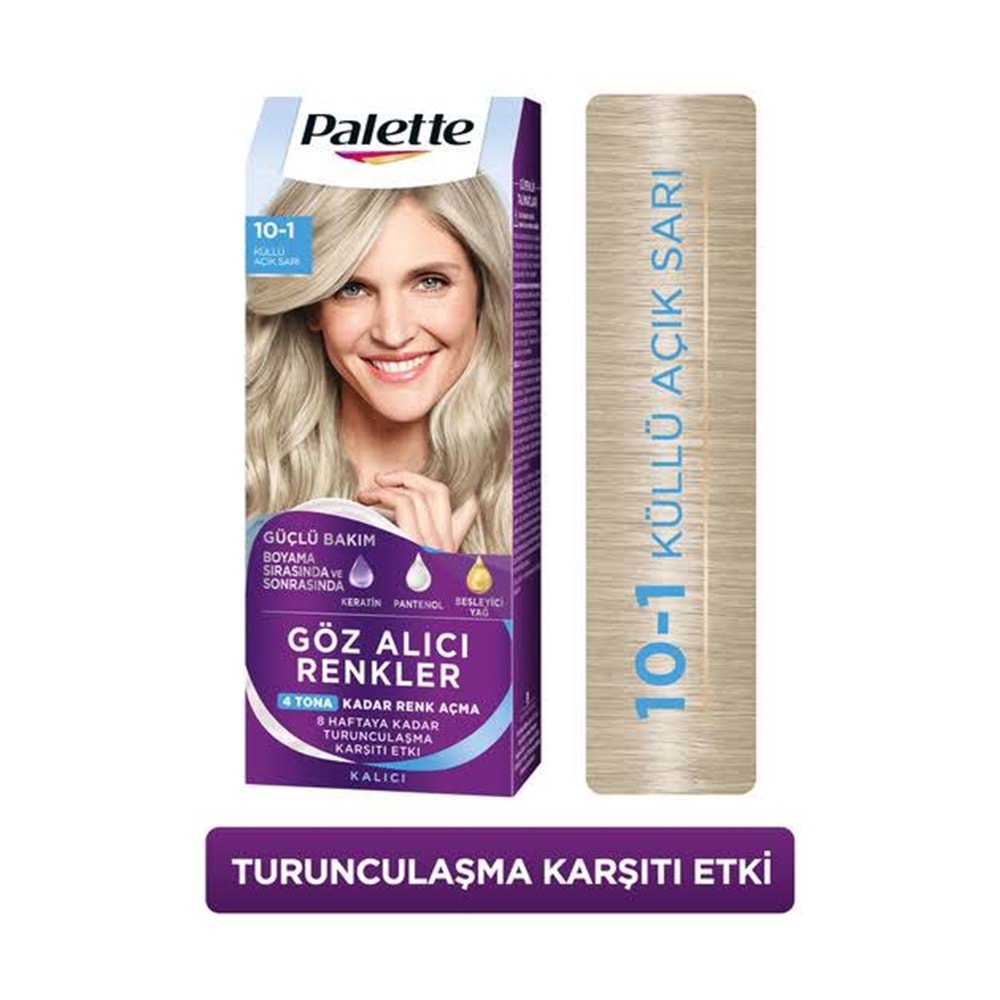 PALETTE GÖZ ALICI RENKLER KÜLLÜ AÇIK SARI 10-1