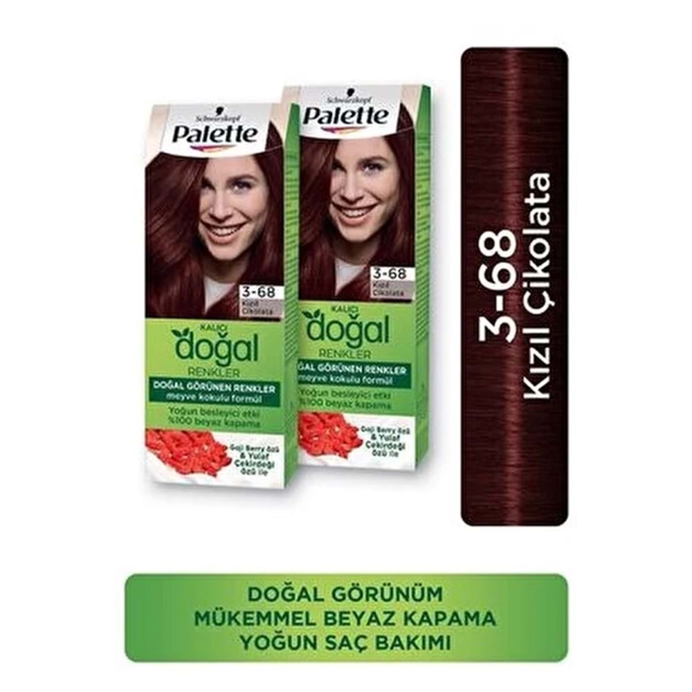 PALETTE NATURAL COLORS KIZIL ÇİKOLATA 3-68