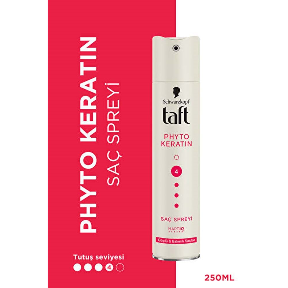 TAFT PHYTO KERATIN GÜÇLÜ BAKIMLI SAÇLAR SAÇ SPREYİ 250 ML