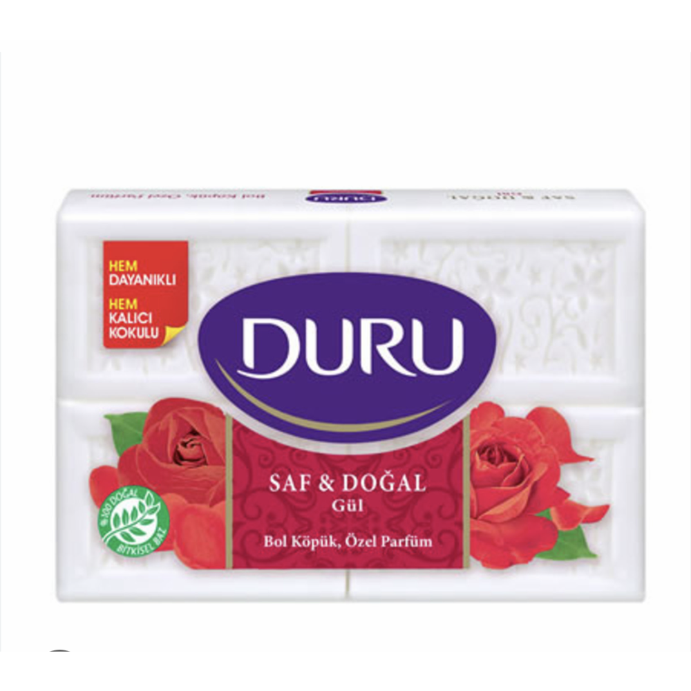 DURU SAF VE DOĞAL BEYAZ SABUN GÜL 600 GR