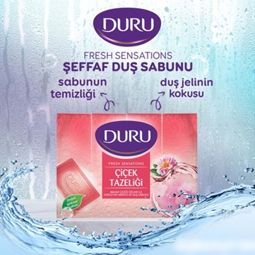 DURU FRESH ÇİÇEK TAZELİĞİ DUŞ SABUNU 600 GR