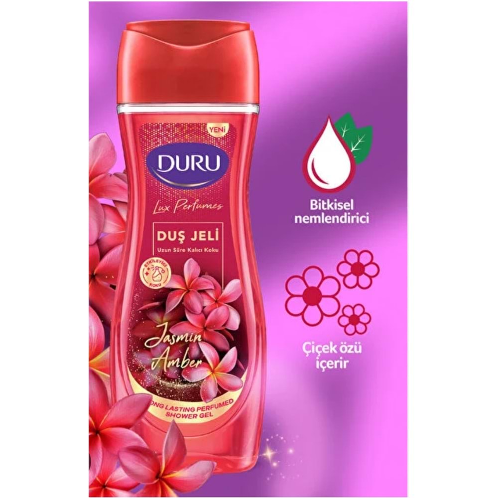 DURU LUX PARFUMES JASMIN & AMBER DUŞ JELİ 450 ML