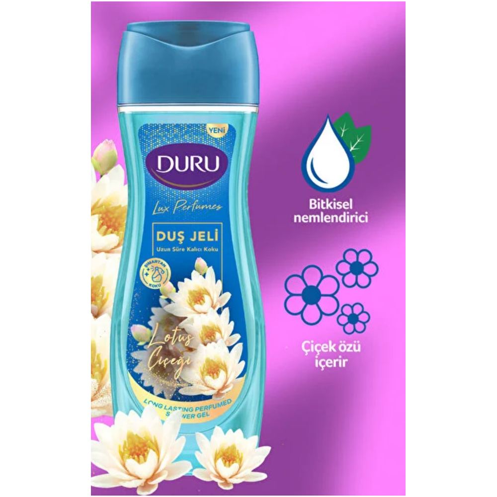 DURU LUX PARFUMES LOTUS ÇİÇEĞİ DUŞ JELİ 450 ML