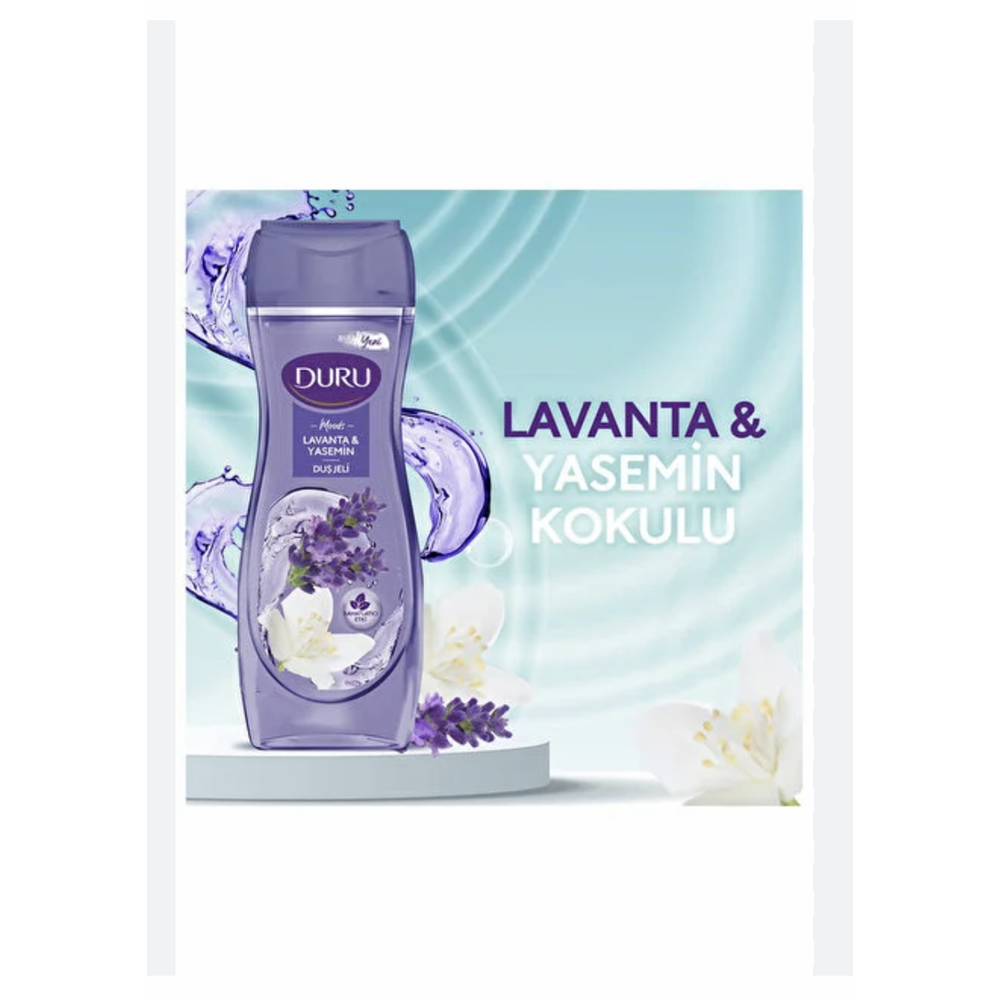 DURU MOODS LAVANTA & YASEMİN DUŞ JELİ 450 ML
