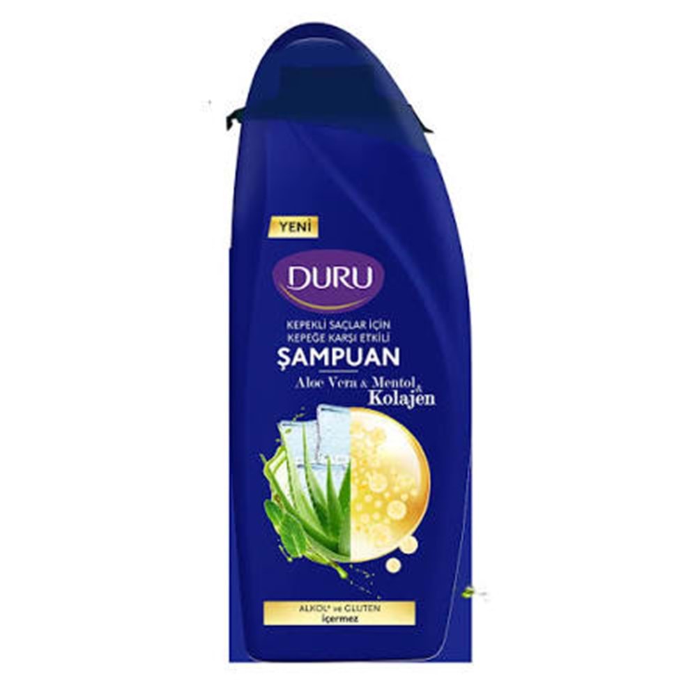 DURU KOLAJEN ALOE VERA & MENTOL ŞAMPUAN 500 ML