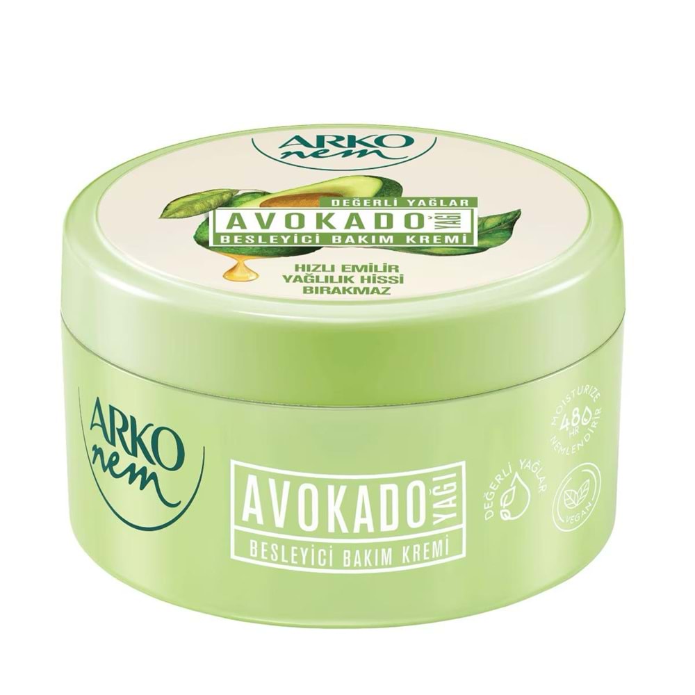 ARKO NEM AVOKADO BESLEYİCİ BAKIM KREMİ 250 ML
