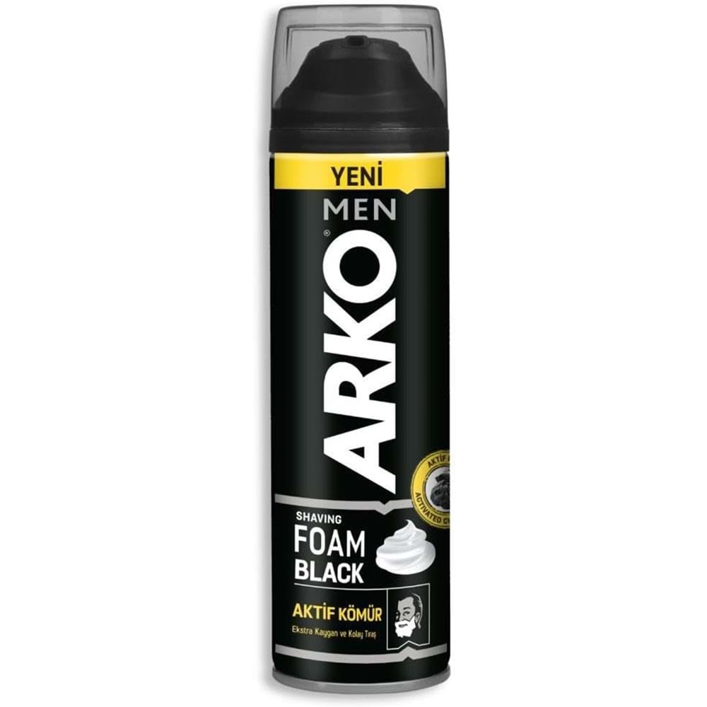 ARKO NEM BLACK TIRAŞ KÖPÜĞÜ 200 ML