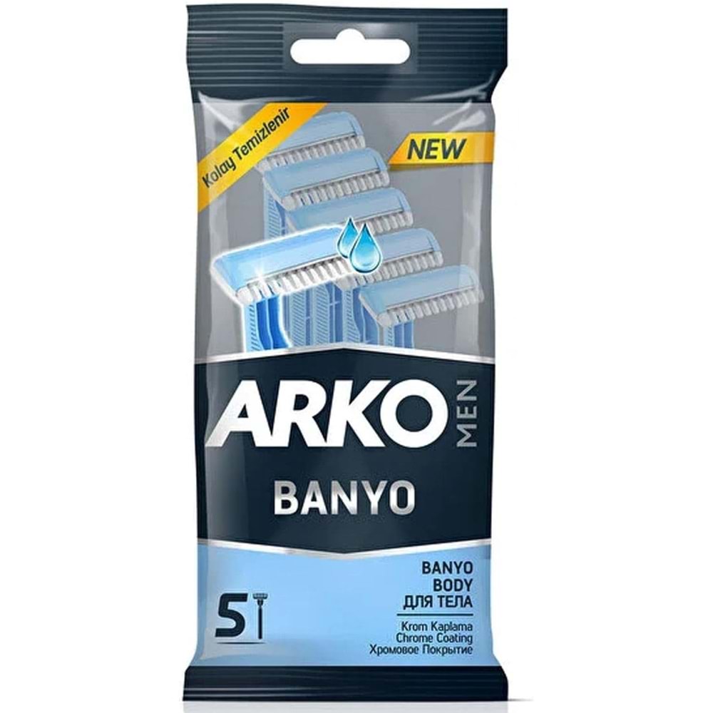 ARKO NEM BANYO 5Lİ TIRAŞ BIÇAĞI