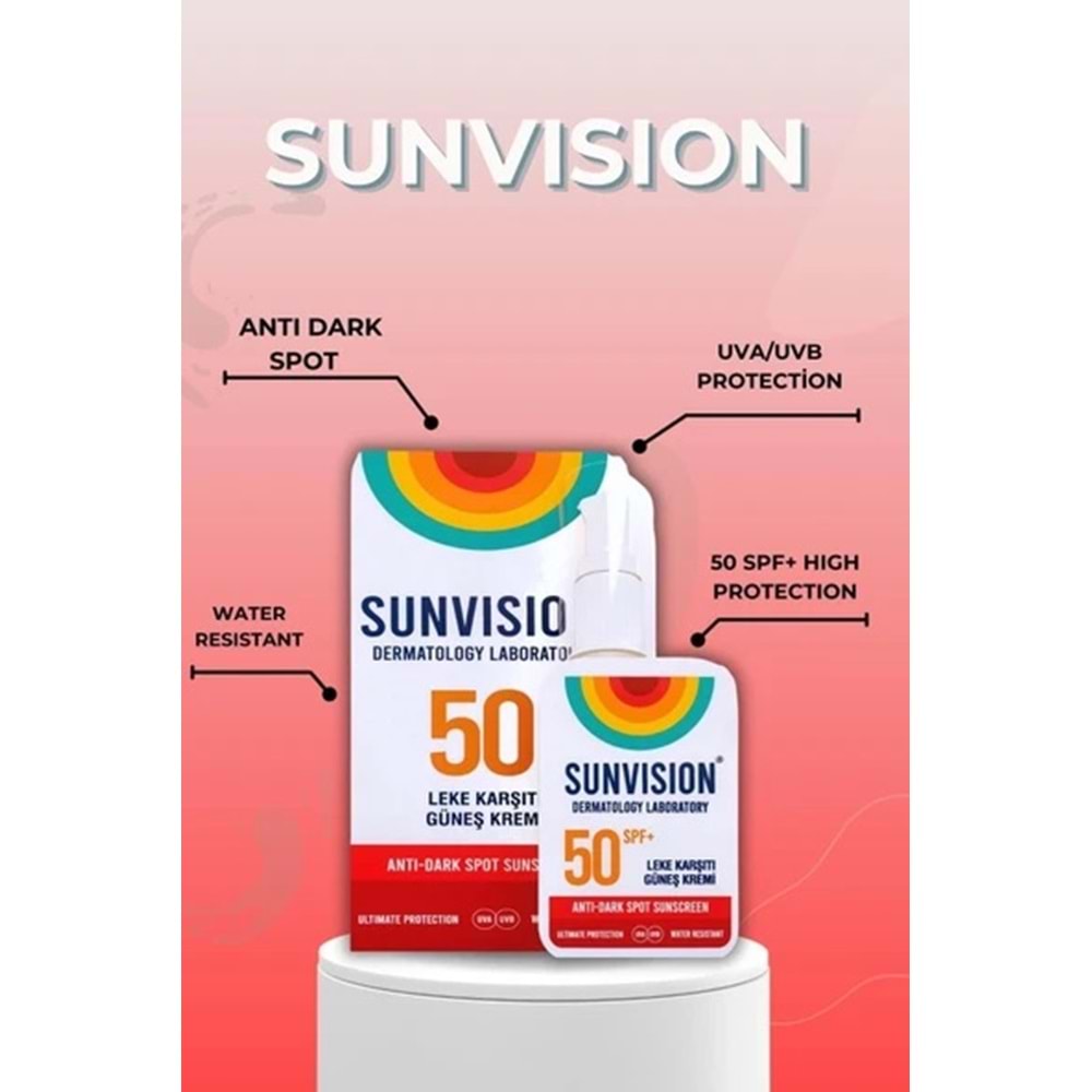 SUNVISION LEKE KARŞITI GÜNEŞ KREMİ 50 ML