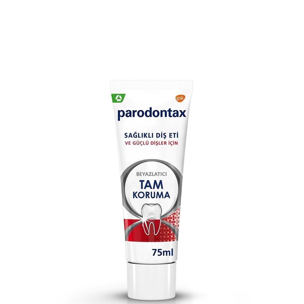 PARODONDAX TAM KORUMA BEYAZLATICI DİŞ MACUNU 75 ML