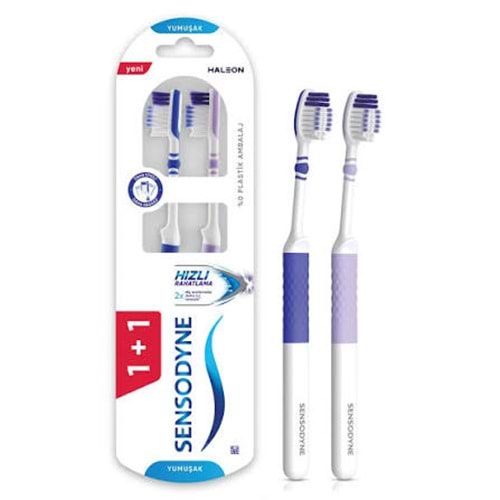 SENSODYNE HIZLI RAHATLAMA YUMUŞAK 1+1 DİŞ FIRÇASI