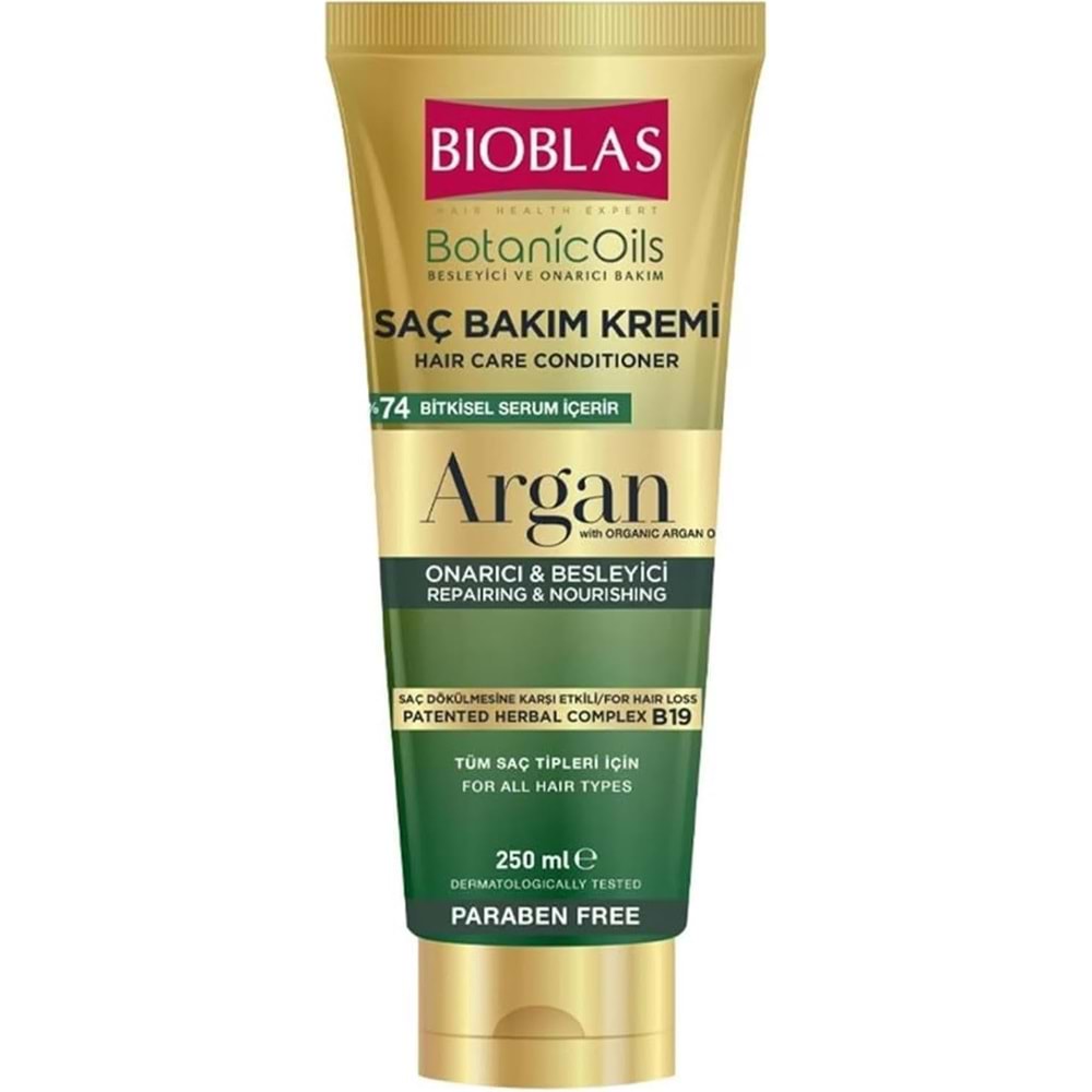 BIOBLAS BOTANIC OILS ARGAN SAÇ KREMİ 250 ML