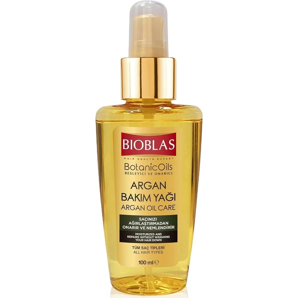 BIOBLAS BOTANIC OILS ARGAN SAÇ BAKIM YAĞI 100 ML