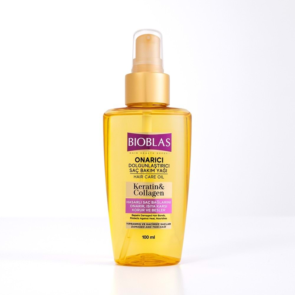 BIOBLAS KERATİN KOLAJEN SAÇ BAKIM YAĞI 100 ML