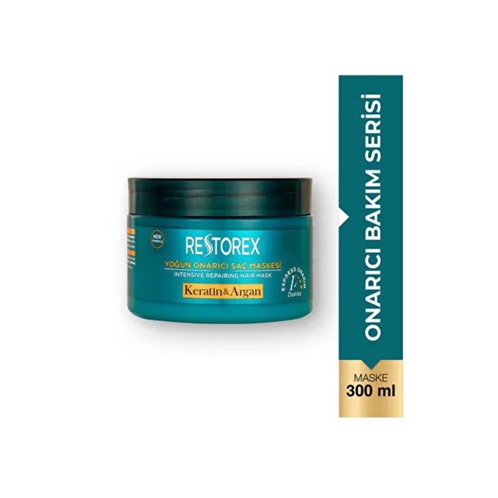 RESTOREX KERATİN & ARGAN SAÇ MASKESİ 300 ML