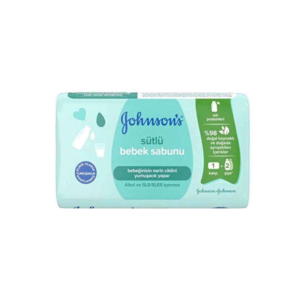 JOHNSONS BABY SÜTLÜ KATI SABUN 90 GR