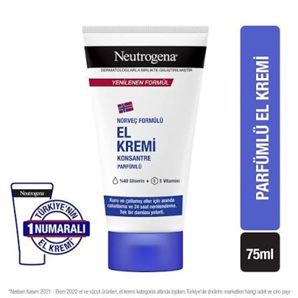 NEUTROGENA PARFÜMLÜ EL KREMİ 75 ML