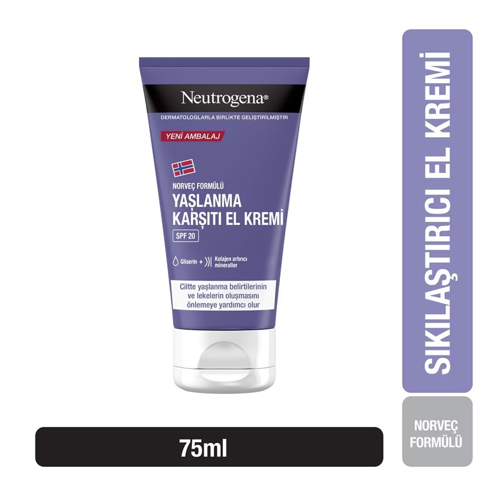 NEUTROGENA YAŞLANMA KARŞITI EL KREMİ 75 ML