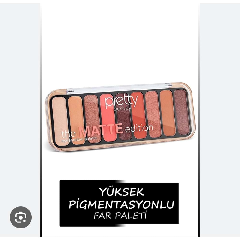 PRETTY PB-189A THE MATTE 9LU FAR PALETİ
