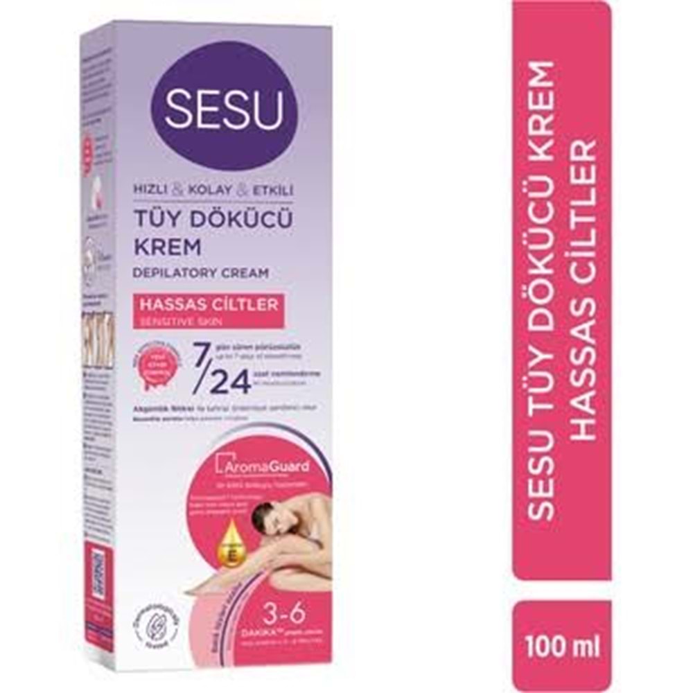 SESU HASSAS CİLTLER TÜY DÖKÜCÜ KREM 100 ML