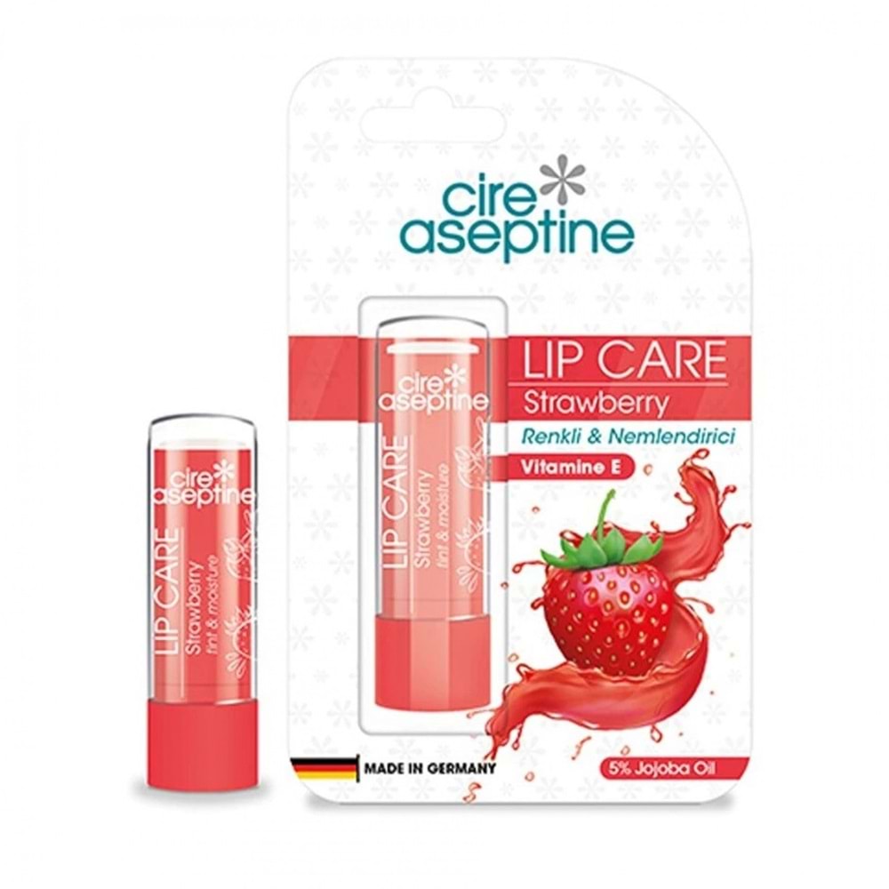 CİRE ASEPTİNE STRAWBERRY DUDAK BAKIM KREMİ