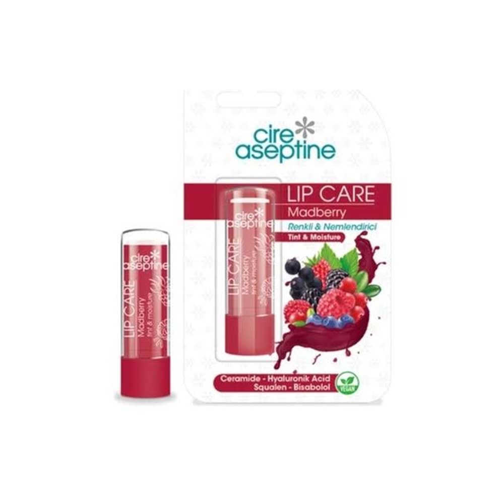 CİRE ASEPTİNE MADBERRY DUDAK BAKIM KREMİ