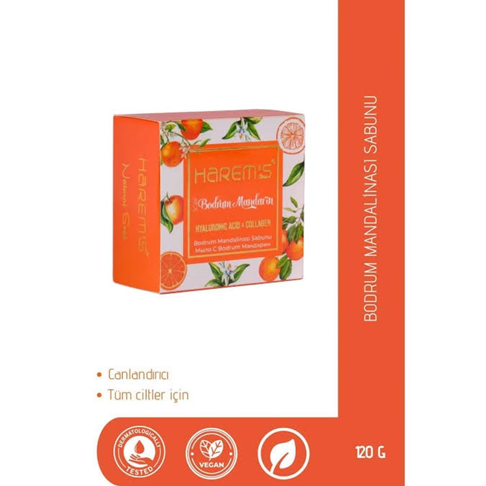 HAREMS BODRUM MANDALİNASI SABUN 120 GR