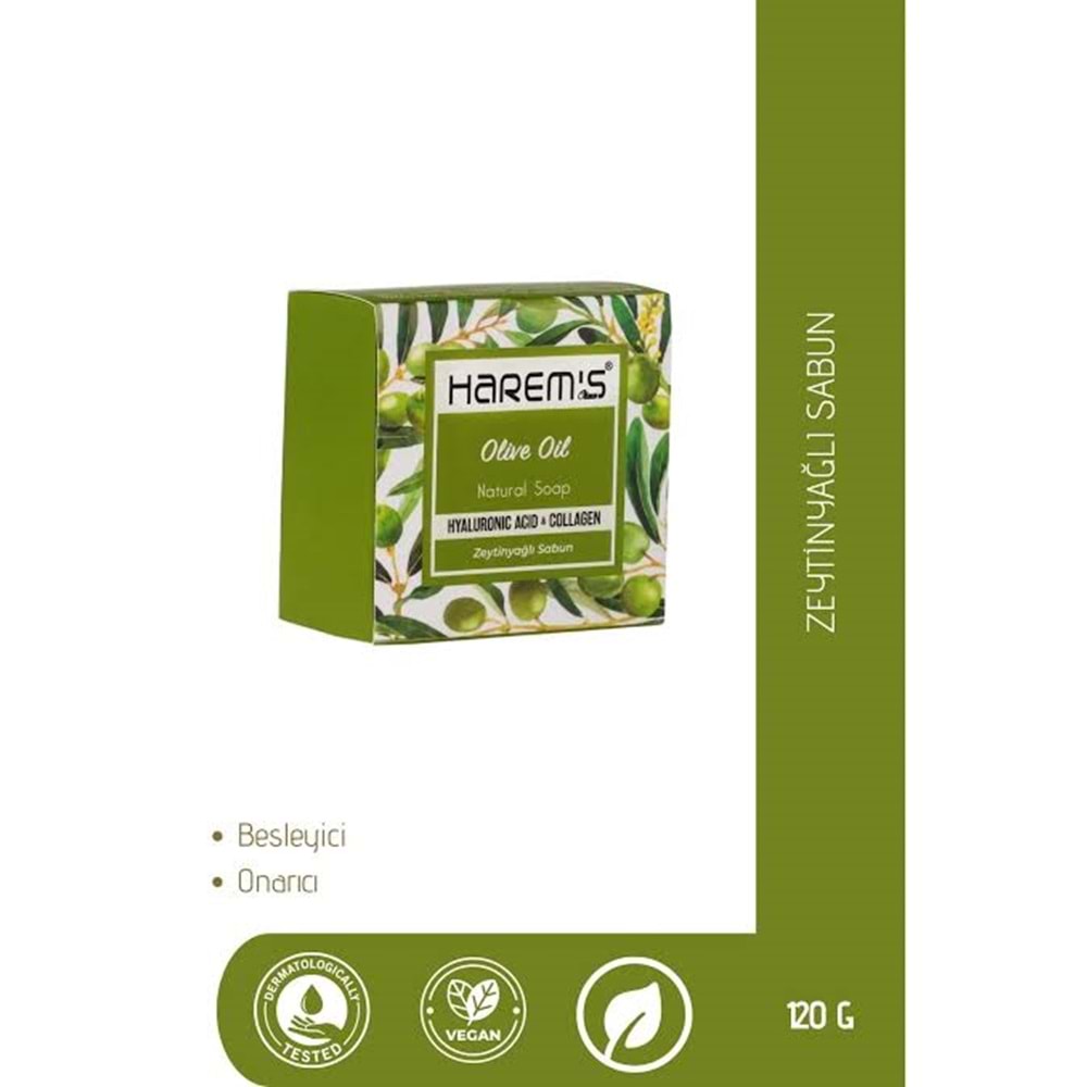 HAREMS ZEYTİNYAĞLI SABUN 120 GR