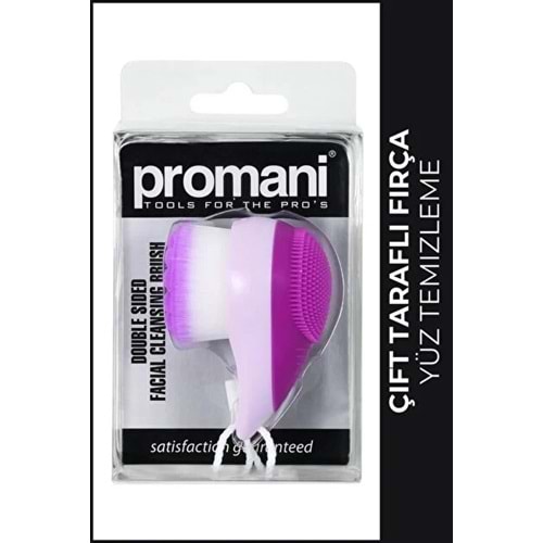 PROMANİ ÇİFT TARAFLI YÜZ TEMİZLEME/MAKYAJ FIRÇASI