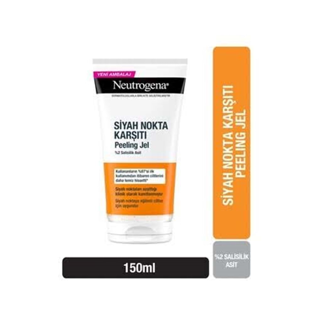 NEUTROGENA SİYAH NOKTA KARŞITI PEELING JEL 150 ML