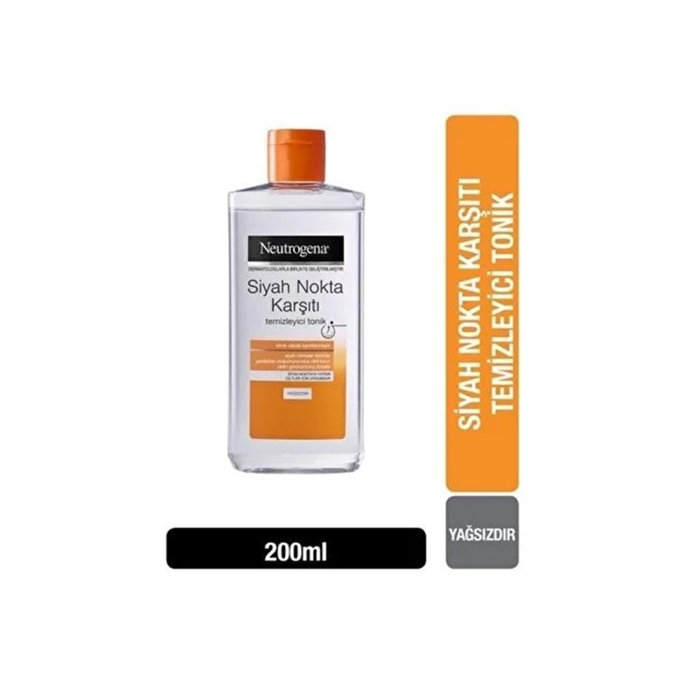 NEUTROGENA SİYAH NOKTA KARŞITI TONİK 200 ML