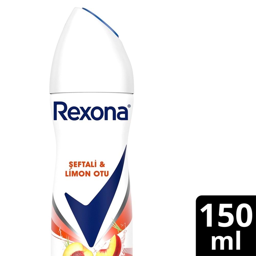 REXONA ÜSTÜN KORUMA ŞEFTALİ & LİMON OTU DEODORANT 150 ML