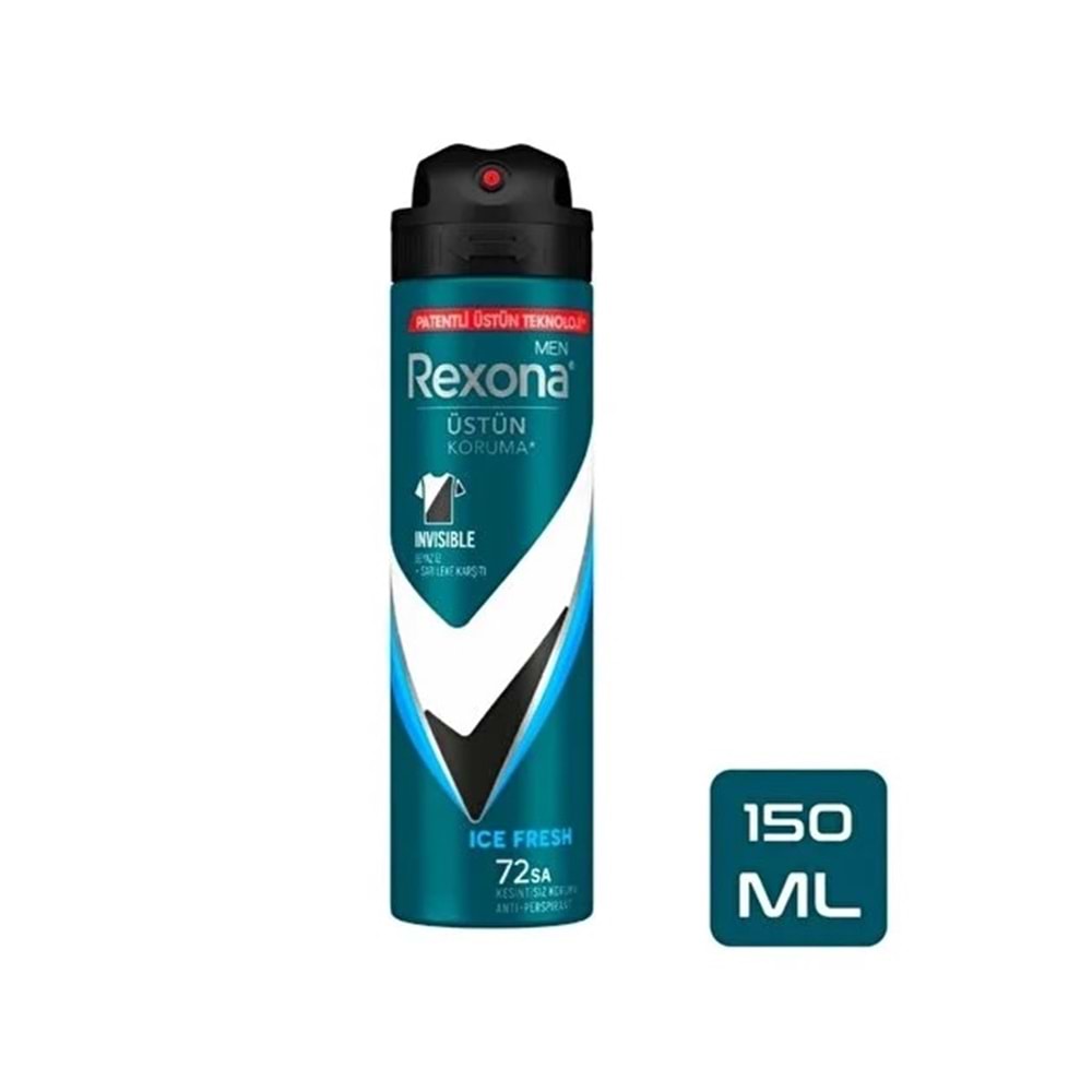 REXONA ÜSTÜN KORUMA INVISIBLE FRESH DEODORANT 150 ML