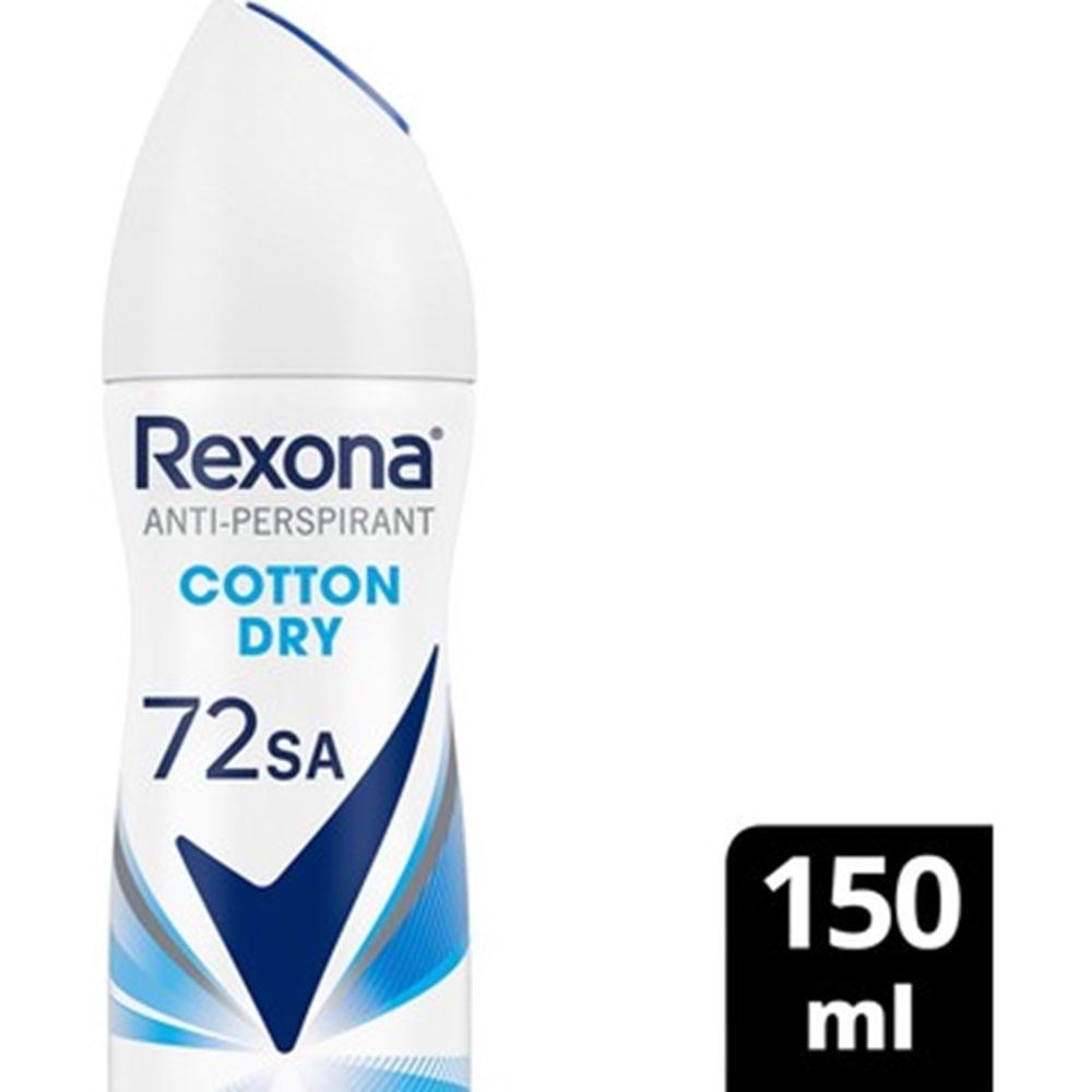 REXONA ÜSTÜN KORUMA COTTON DRY DEODORANT 150 ML