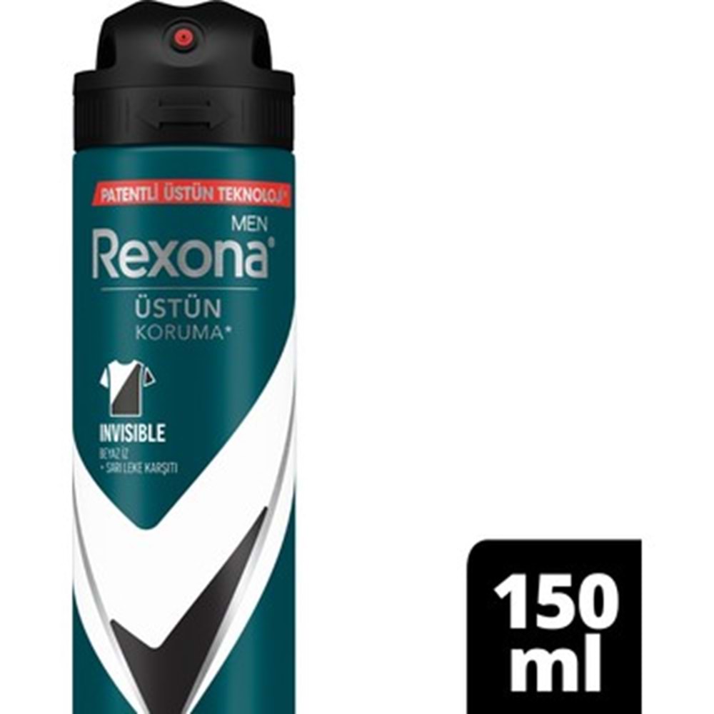 REXONA MEN INVISIBLE BLACK & WHITE DEODORANT 150 ML