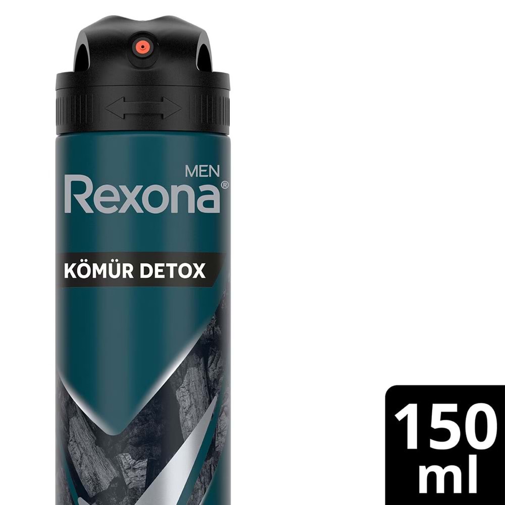 REXONA MEN KÖMÜR DETOX DEODORANT 150 ML