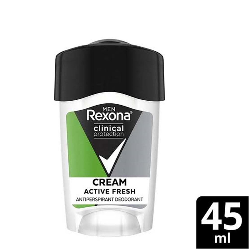 REXONA MEN ACTIVE FRESH CLINICAL PROTECTION STICK DEODORANT 45 ML