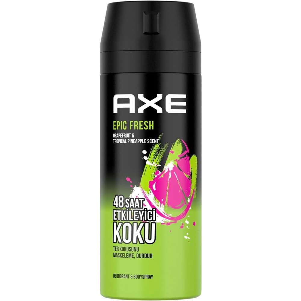 AXE EPIC FRESH DEODORANT & BODY SPRAY 150 ML