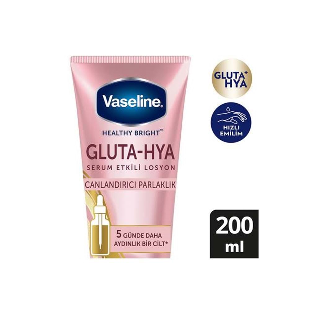 VASELLINE GLUTA-HYA CANLANDIRICI PARLAKLIK LOSYON 200 ML