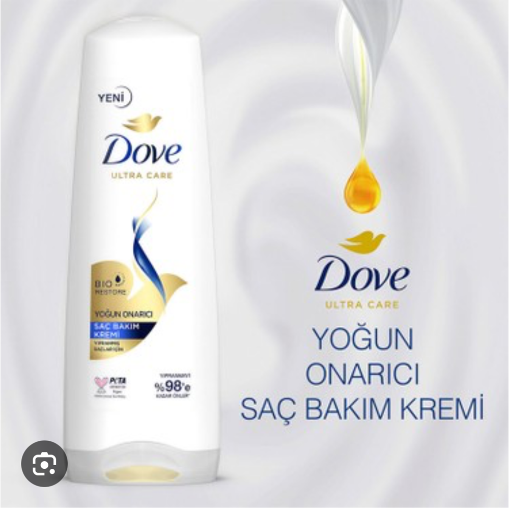 DOVE YOĞUN ONARICI YIPRANMIŞ SAÇLAR İÇİN SAÇ BAKIM KREMİ 350 ML