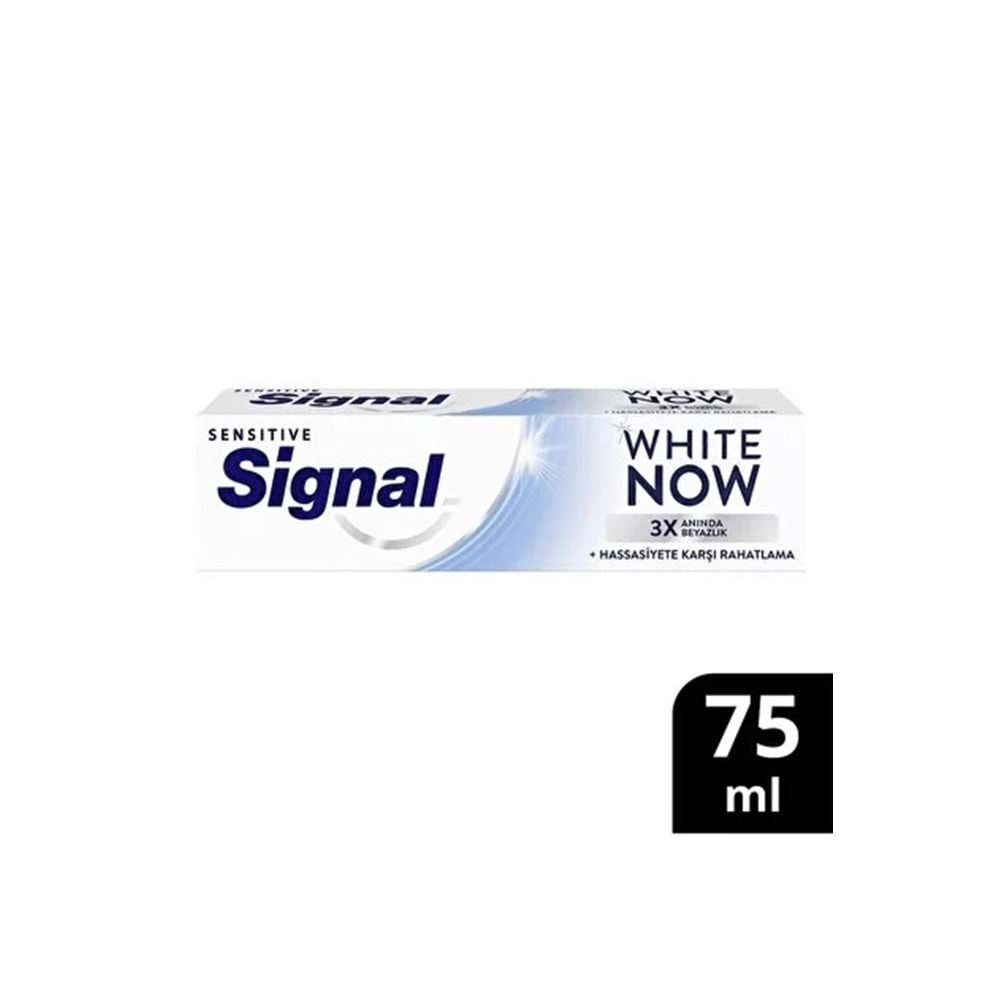 SİGNAL WHITE NOW 3X ANINDA BEYAZLIK DİŞ MACUNU 75 ML