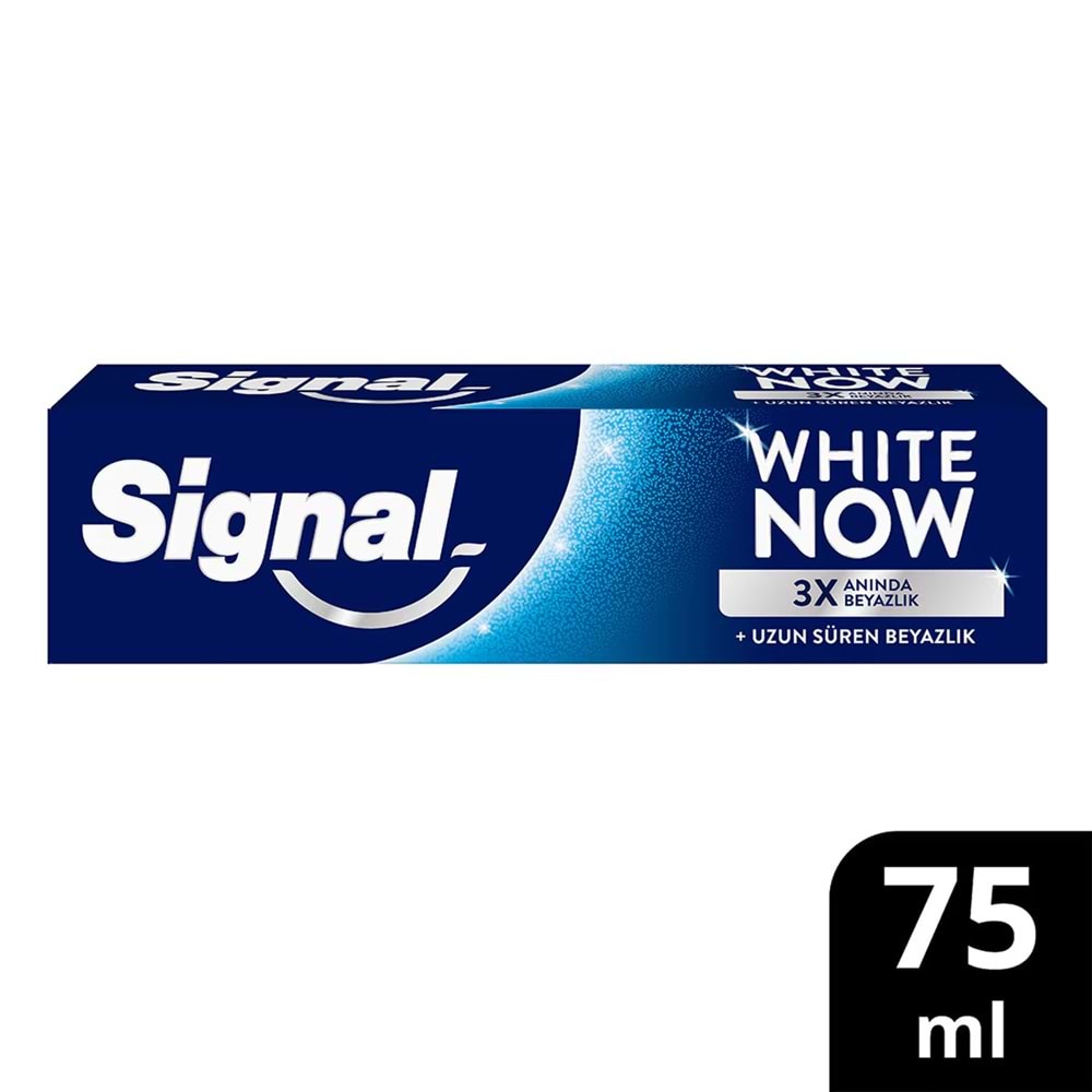 SİGNAL WHITE NOW 3X ANINDA BEYAZLIK SENSITIVE DİŞ MACUNU 75 ML
